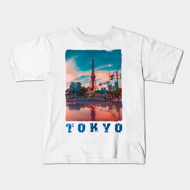 tokyo Kids T-Shirt by teehood